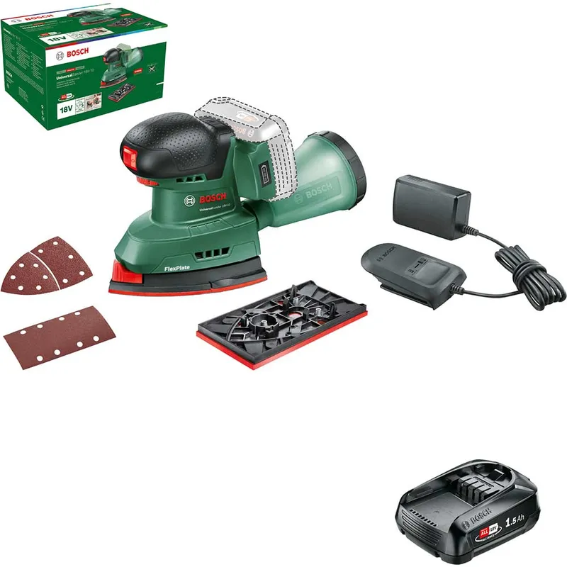 Bosch UNIVERSALSANDER 18V-10 P4A 18v Cordless Multi Sander
