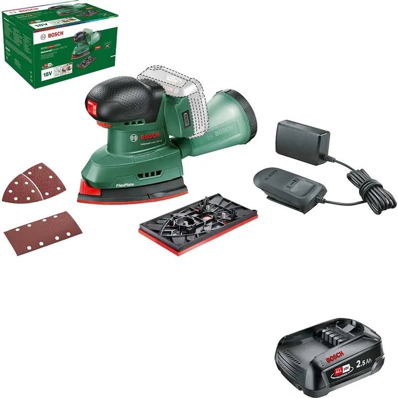Bosch UNIVERSALSANDER 18V-10 P4A 18v Cordless Multi Sander