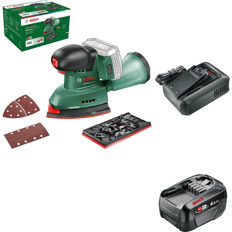 Bosch UNIVERSALSANDER 18V-10 P4A 18v Cordless Multi Sander