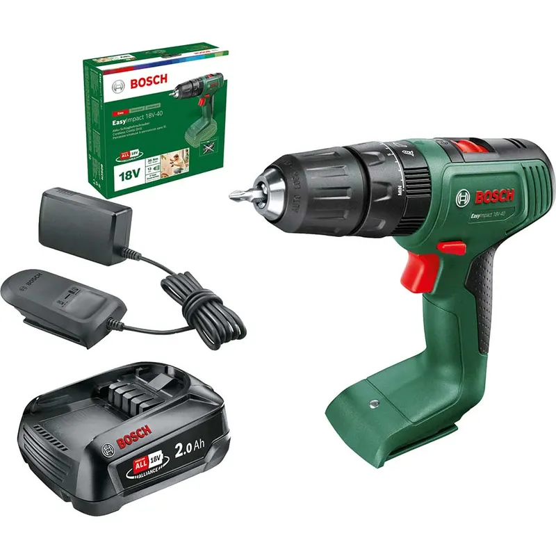 Bosch EASYIMPACT 18V-40 P4A 18v Cordless Combi Drill