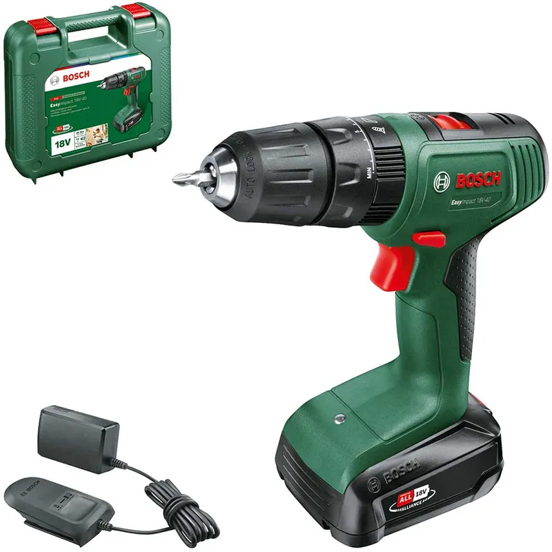 Bosch EASYIMPACT 18V-40 P4A 18v Cordless Combi Drill