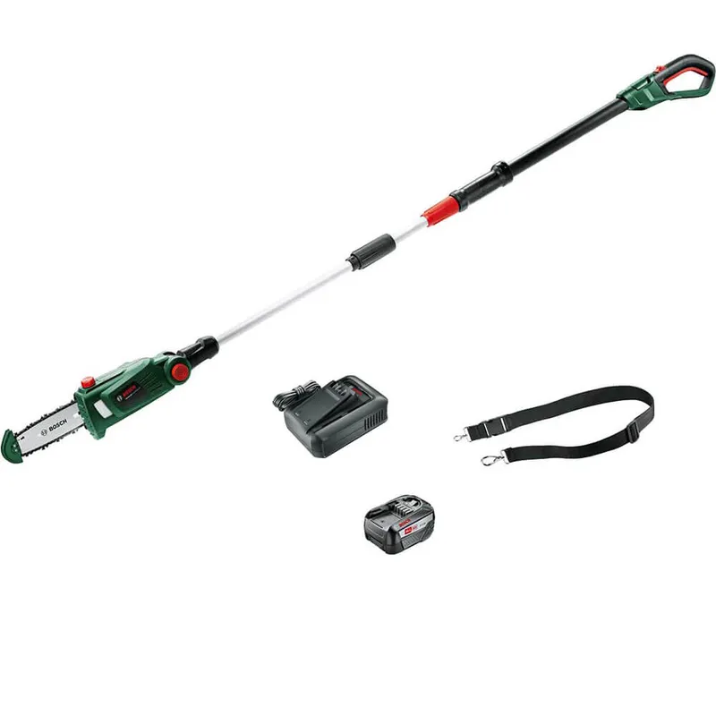 Bosch UNIVERSALCHAINPOLE P4A 18v Cordless Telescopic Pole Tree Pruner 200mm
