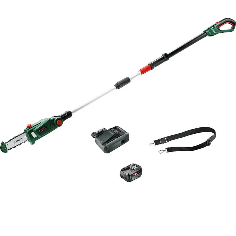 Bosch UNIVERSALCHAINPOLE P4A 18v Cordless Telescopic Pole Tree Pruner 200mm