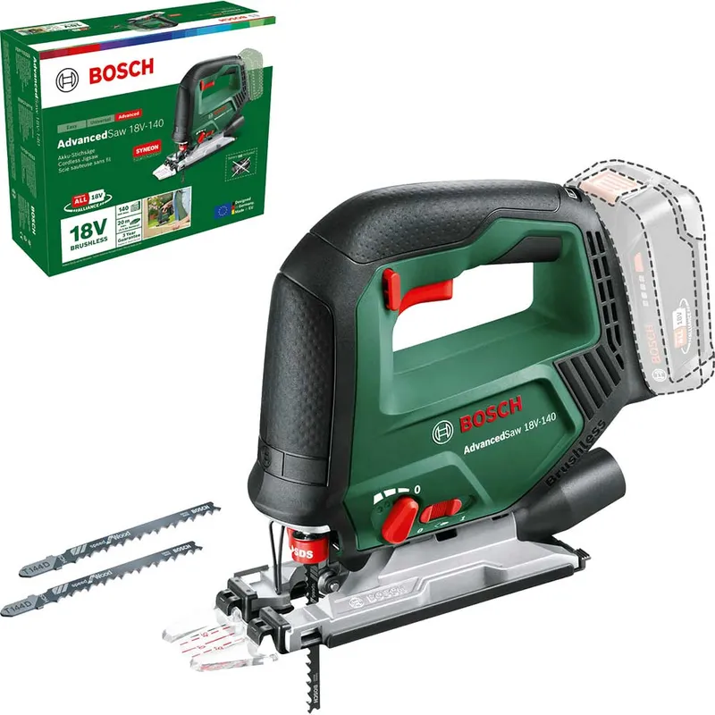 Bosch ADVANCEDSAW 18V-140 P4A 18v Cordless Jigsaw