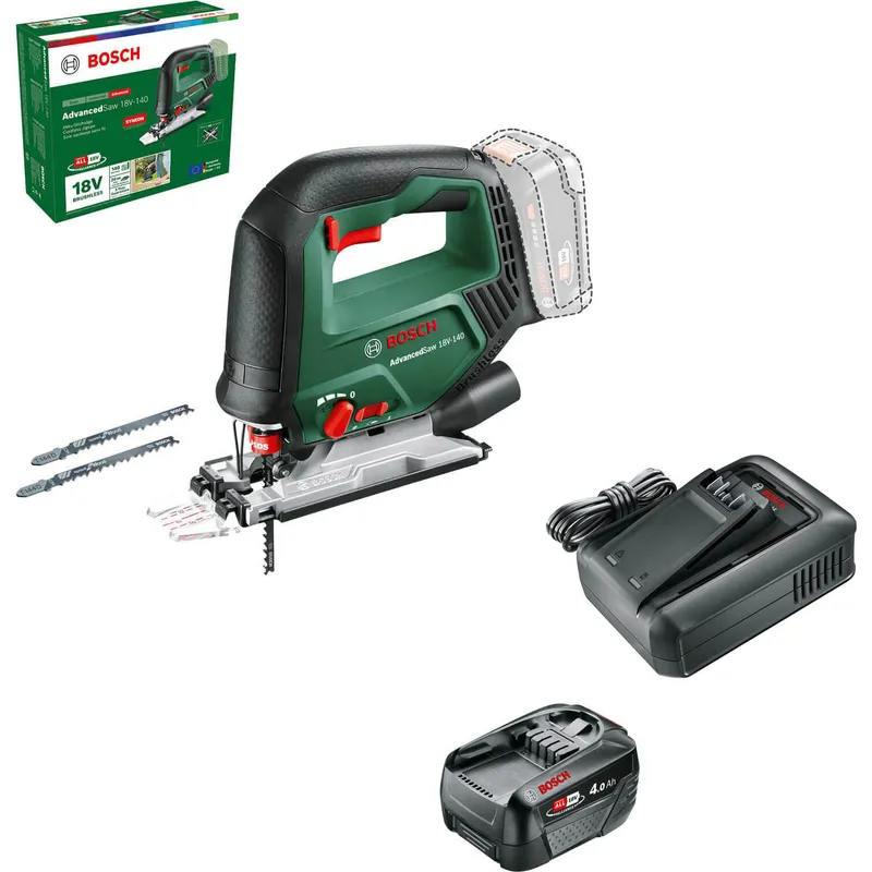 Bosch ADVANCEDSAW 18V-140 P4A 18v Cordless Jigsaw