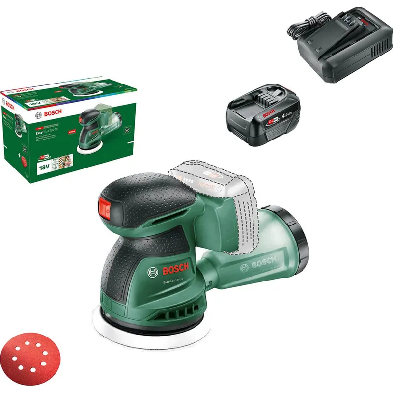 Bosch EASYORBIT 18V-10 P4A 18v Cordless Disc Sander 125mm