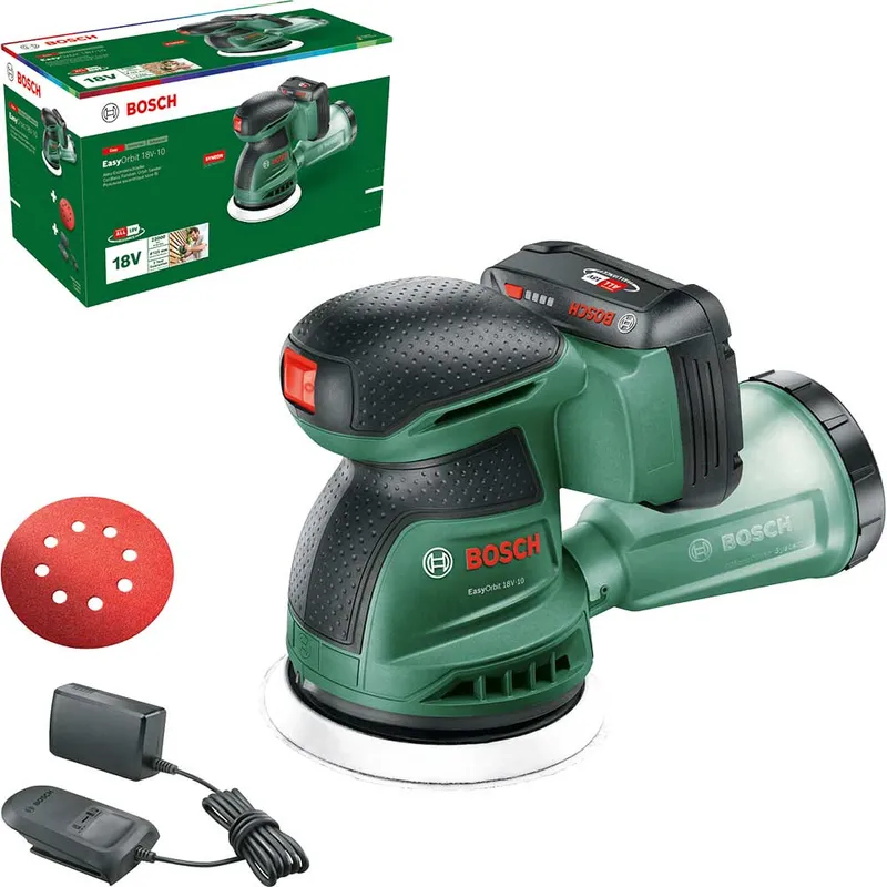 Bosch EASYORBIT 18V-10 P4A 18v Cordless Disc Sander 125mm