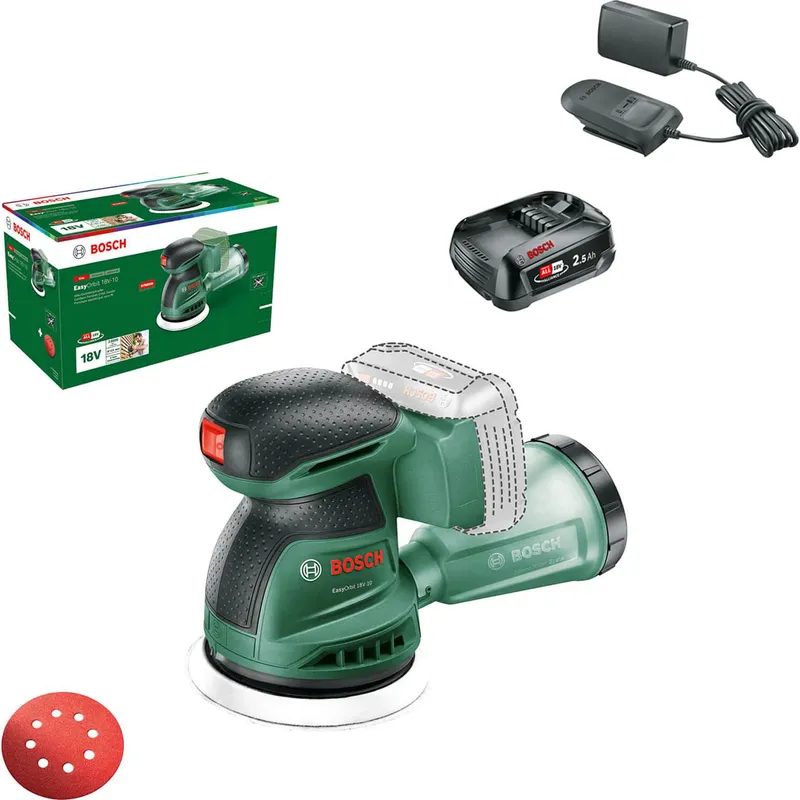 Bosch EASYORBIT 18V-10 P4A 18v Cordless Disc Sander 125mm