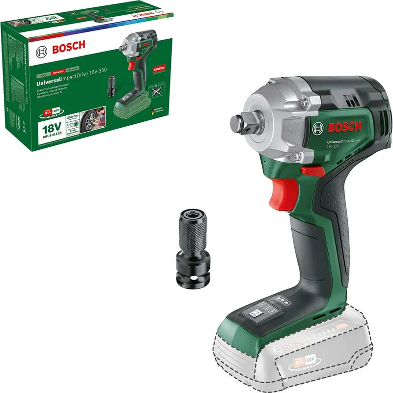 Bosch UNIVERSALIMPACTDRIVE 18V-350 P4A 18v Cordless Impact Wrench