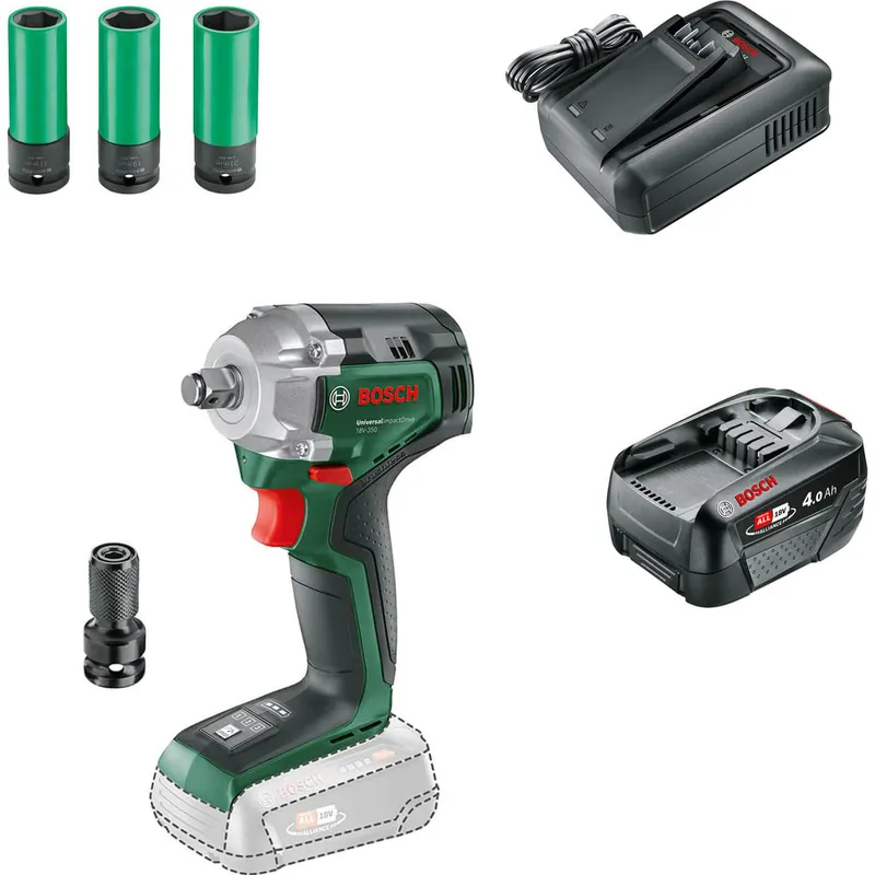 Bosch UNIVERSALIMPACTDRIVE 18V-350 P4A 18v Cordless Impact Wrench