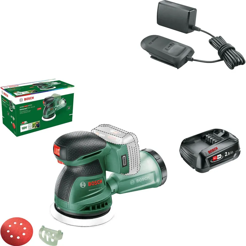 Bosch UNIVERSALORBIT 18V-20 P4A 18v Cordless Disc Sander 125mm