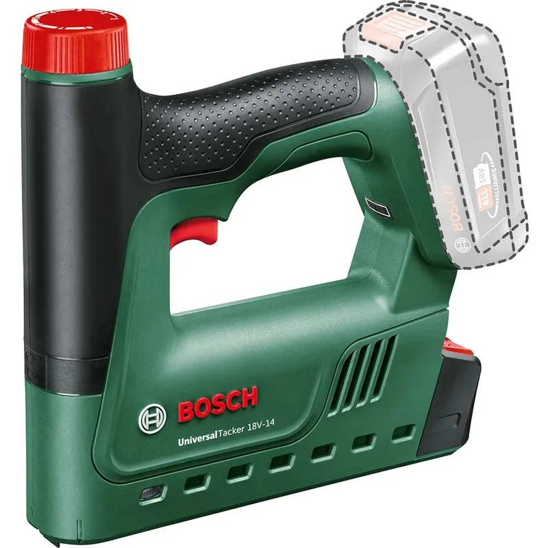 Bosch UNIVERSAL TACKER 18V-14 P4A 18v Cordless Nail Tacker and Stapler