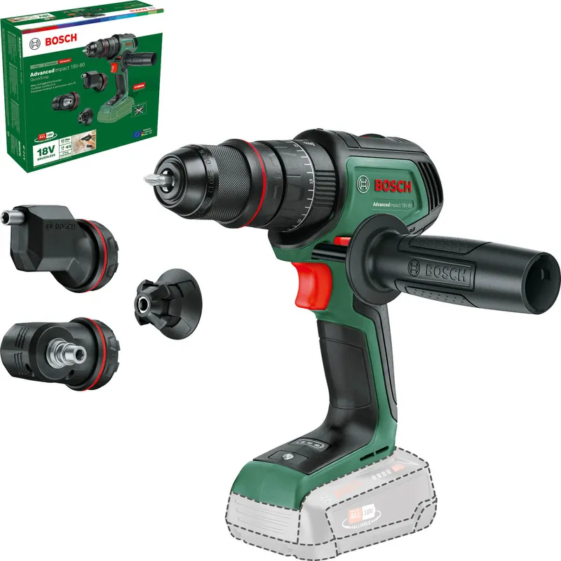 Bosch ADVANCEDIMPACT 18V-80 P4A 18v Cordless Combi Drill