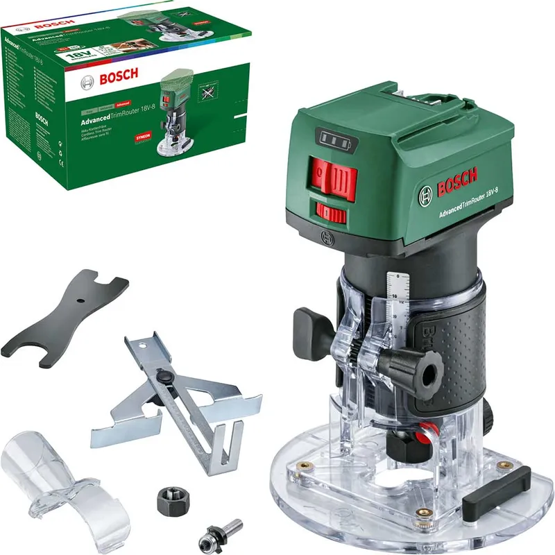 Bosch ADVANCEDTRIMROUTER 18V-8 P4A 18v Cordless Trim Router