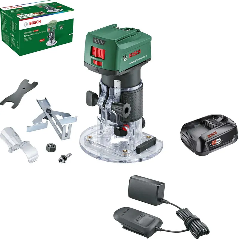 Bosch ADVANCEDTRIMROUTER 18V-8 P4A 18v Cordless Trim Router