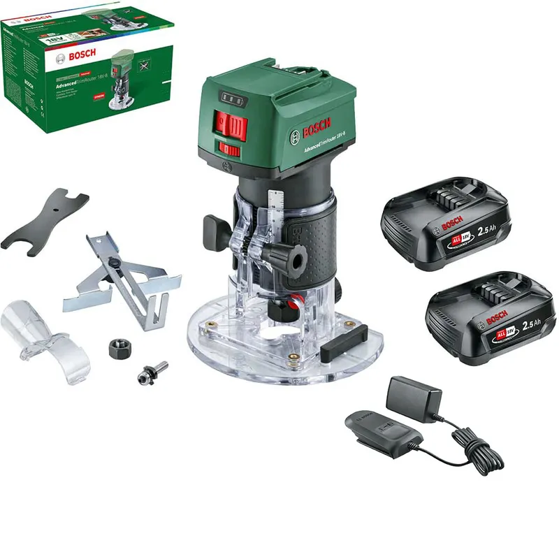 Bosch ADVANCEDTRIMROUTER 18V-8 P4A 18v Cordless Trim Router
