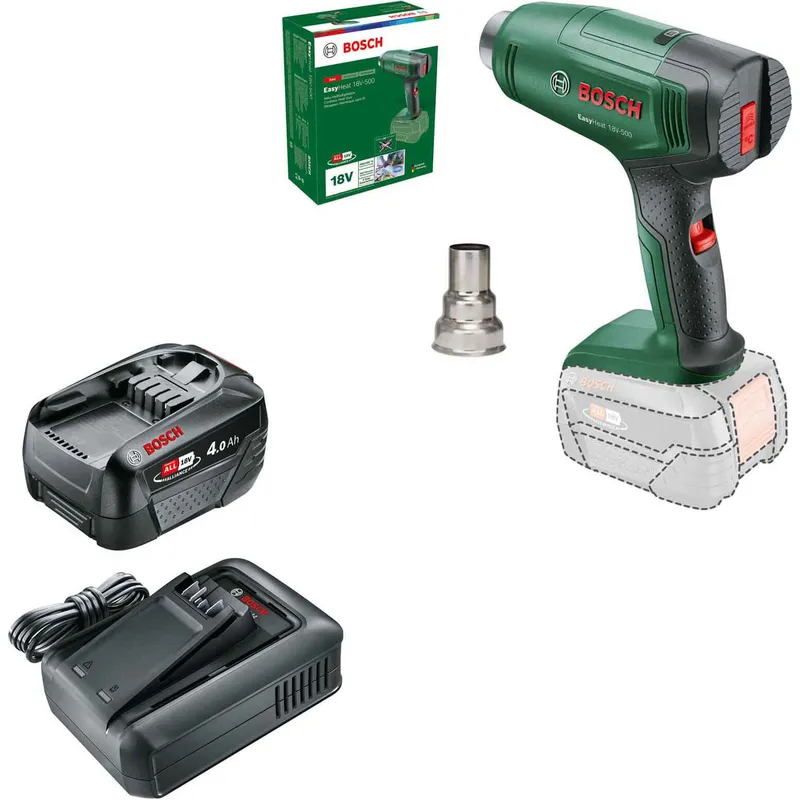 Bosch EASYHEAT 18V-500 18v P4A Cordless Hot Air Heat Gun