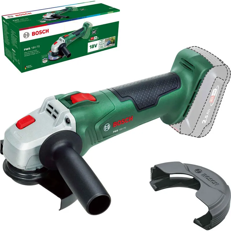 Bosch PWS 18V-70 P4A 18v Cordless Angle Grinder 125mm