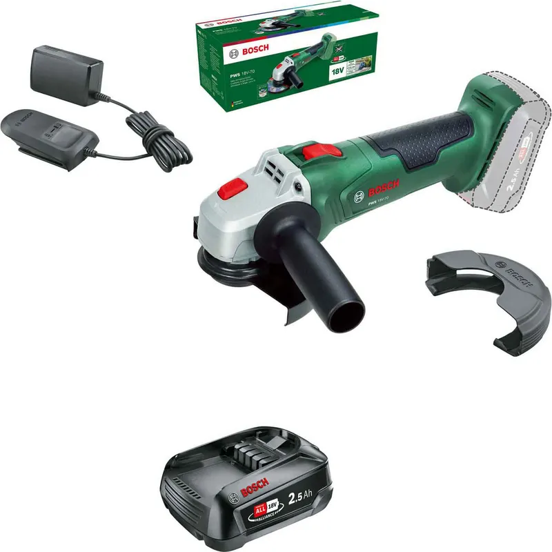 Bosch PWS 18V-70 P4A 18v Cordless Angle Grinder 125mm