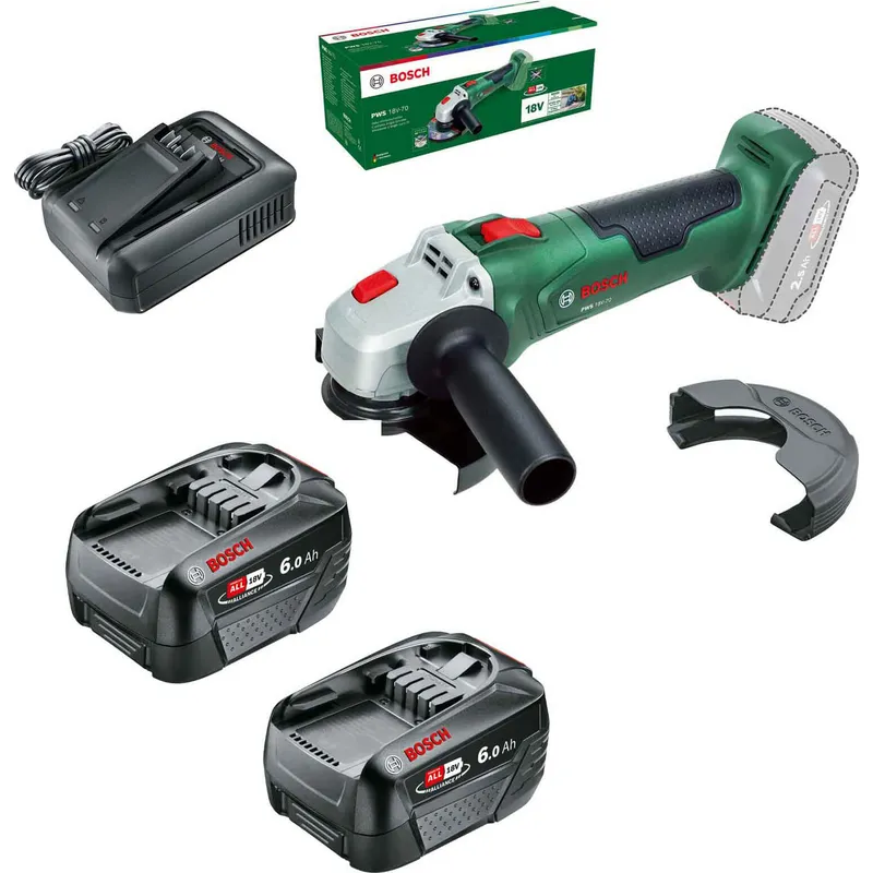 Bosch PWS 18V-70 P4A 18v Cordless Angle Grinder 125mm