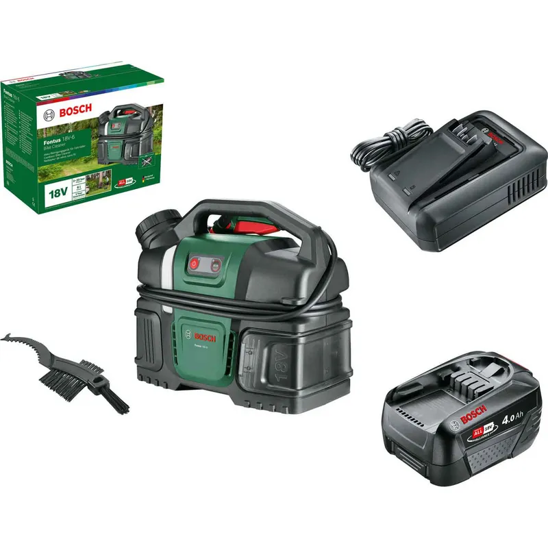 Bosch FONTUS 18V-6 P4A 18v Cordless Pressure Washer and Bicycle Cleaner