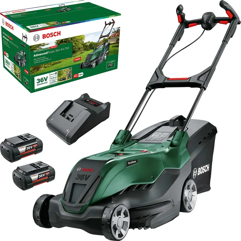 Bosch ADVANCEDROTAK 36V-44-750 36v Cordless Rotary Lawnmower 440mm