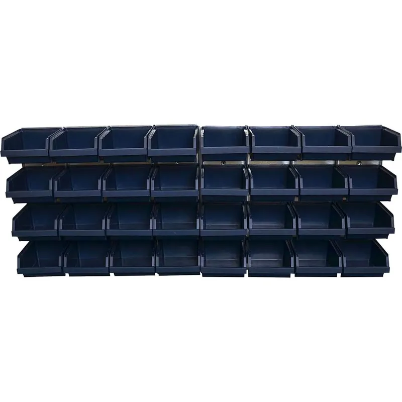 Raaco Bin Wall Panel and 32 Bins
