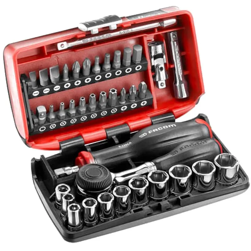 Facom 38 Piece 1/4" Drive NANO Socket and Bit Set