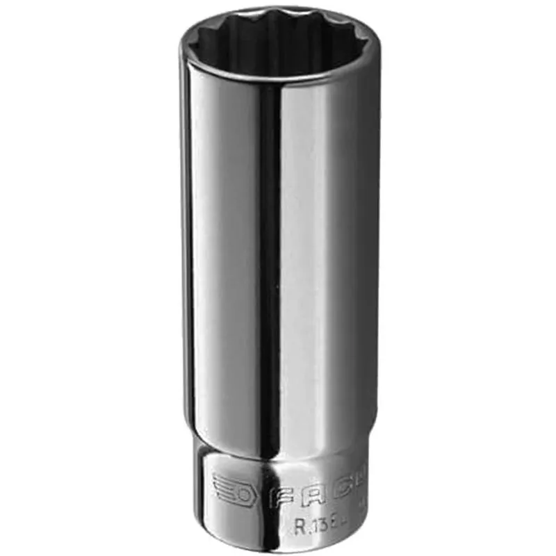 Facom R.EL 1/4" Drive Deep Bi Hexagon Socket Metric