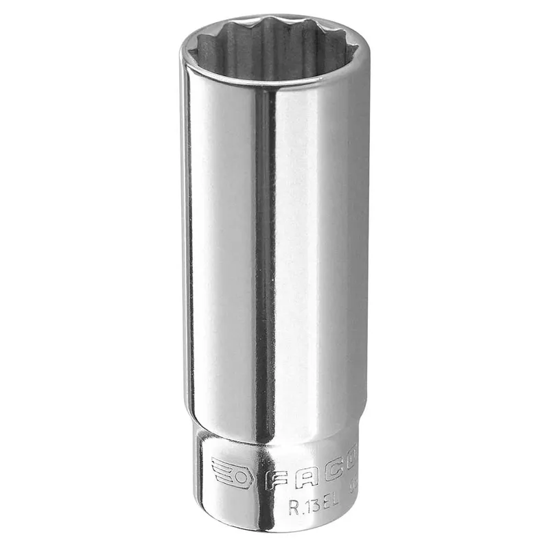 Facom R.EL 1/4" Drive Deep Bi Hexagon Socket Metric