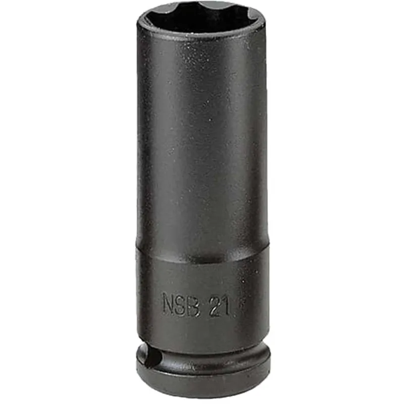Facom 1/2" Drive Deep Thin Wall Hexagon Impact Socket