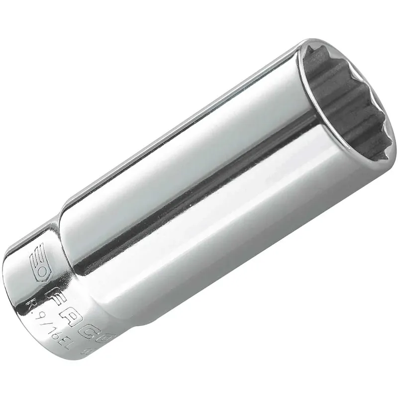 Facom R.EL 1/4" Drive Deep Bi Hexagon Socket Imperial