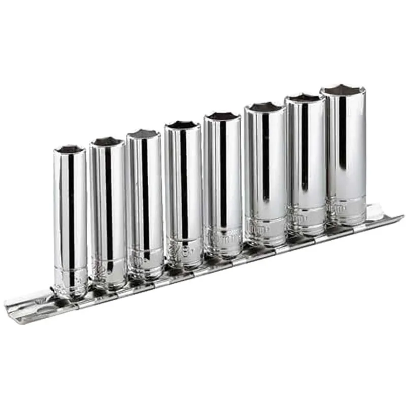 Facom RB.40AU 1/4" Drive 10 Piece 12 Point Socket Set On Rail
