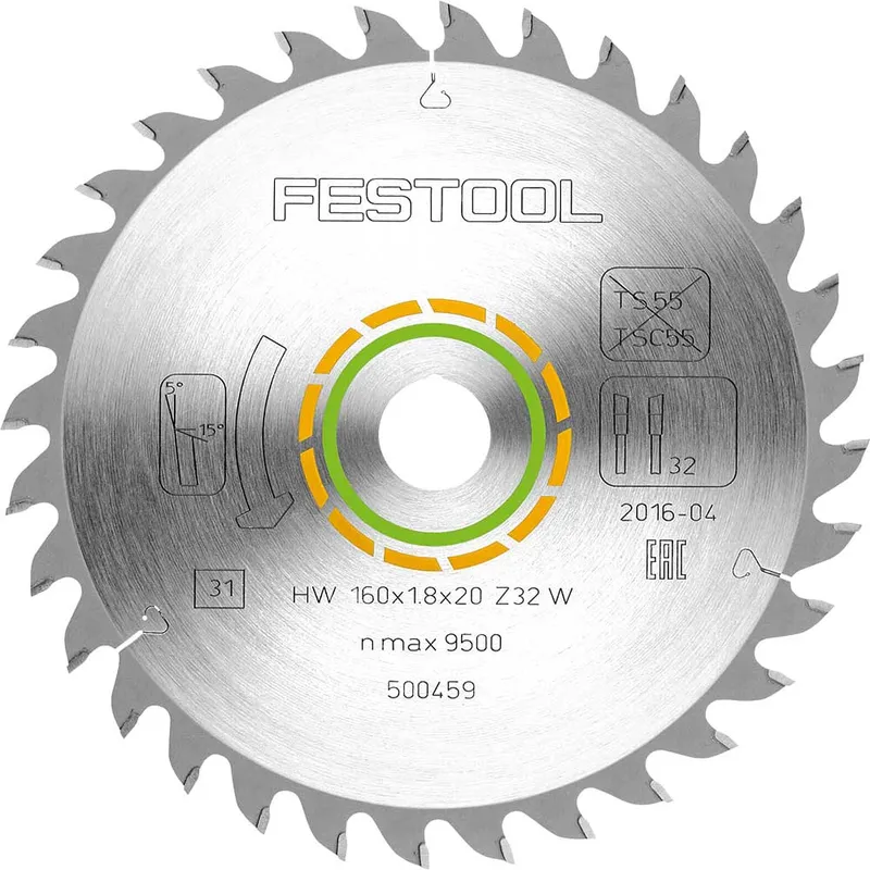 Festool Fine Tooth Wood Cutting Circular Saw Blade