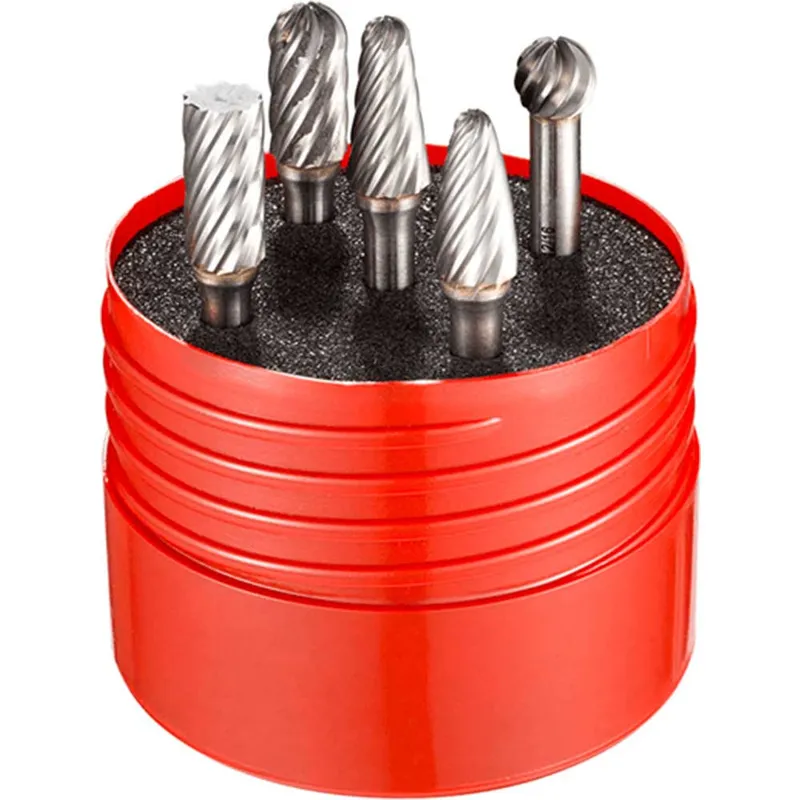 Dormer P88003 5 Piece Solid Carbide Burr Set