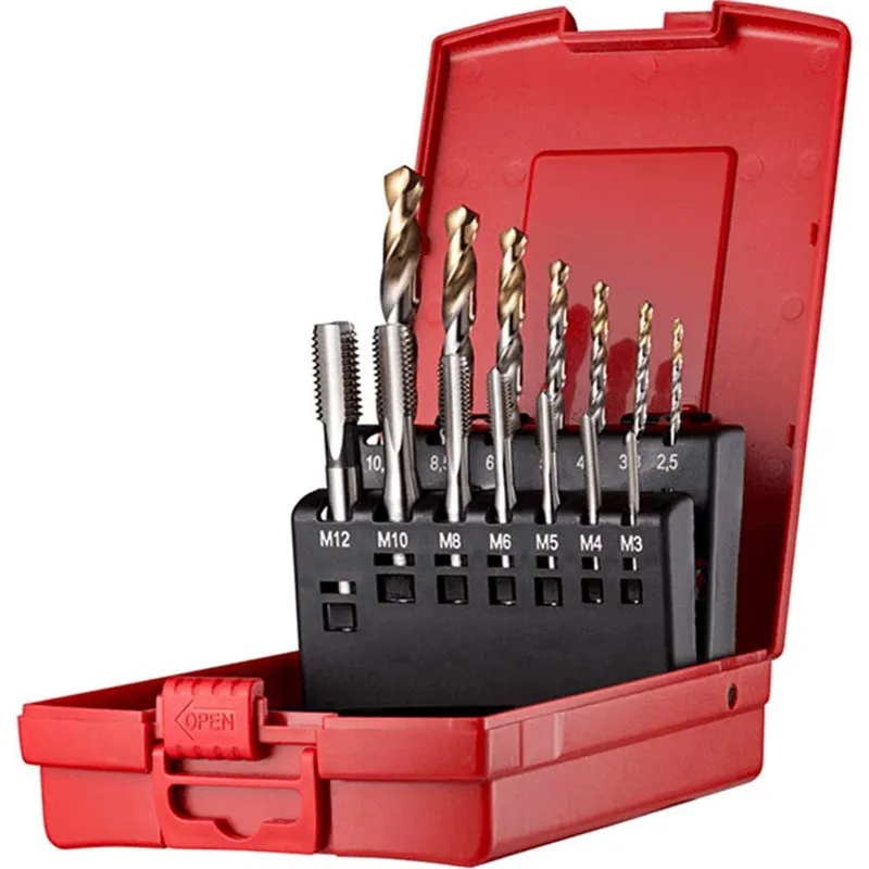Dormer L115 No 101 14 Piece Hss Metric Tap and Drill Set