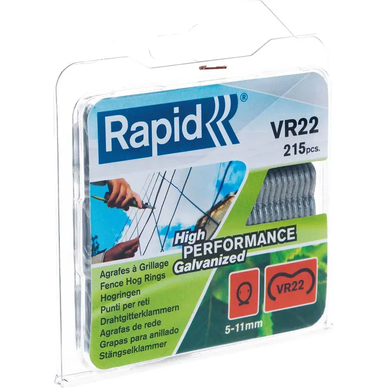 Rapid VR22 Fence Hog Rings Galvanised
