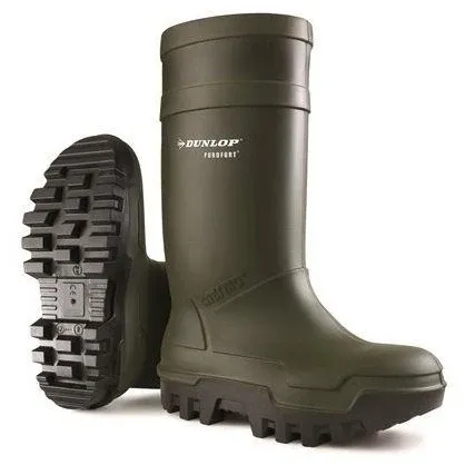 Dunlop Purofort Thermo Plus Full Safety Boots - Green / UK 13