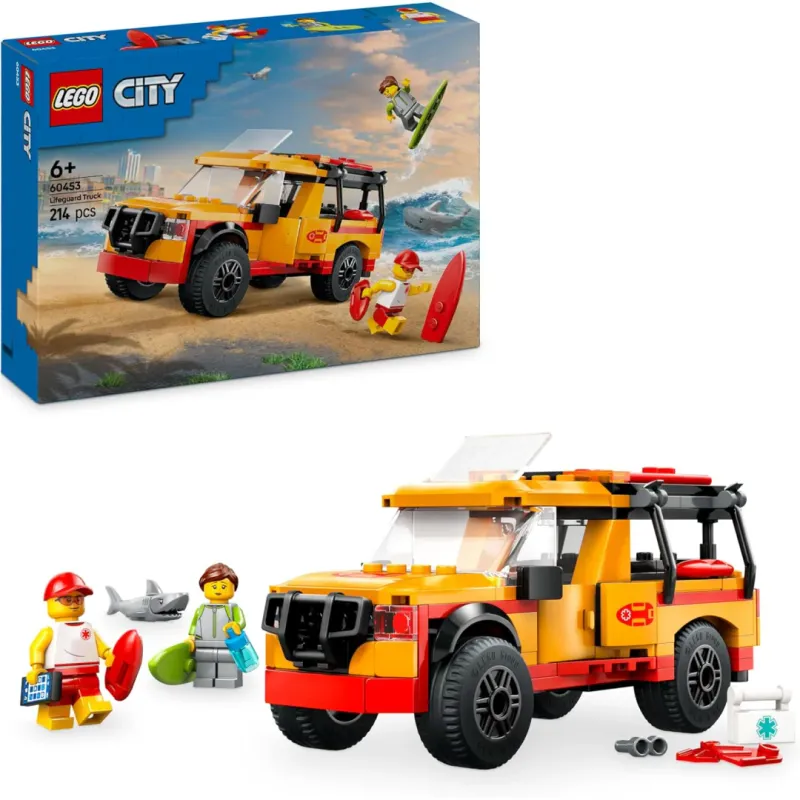 LEGO City Lifeguard Beach Rescue Truck Playset 60453