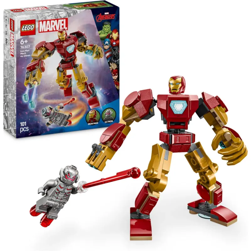 LEGO Marvel Iron Man Mech vs. Ultron 76307