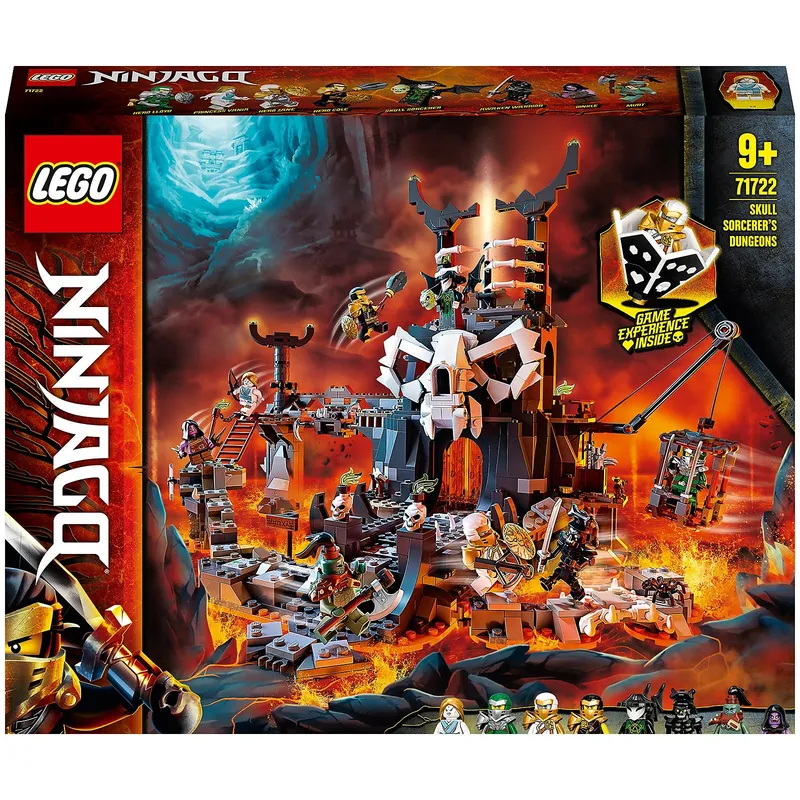 Lego Ninjago Skull Sorcerer's Dungeons 71722