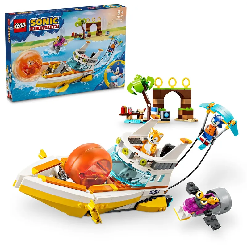 LEGO Sonic the Hedgehog Tails’ Adventure Boat Toy 76997