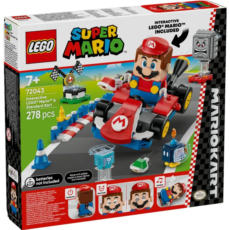 LEGO Mario Kart Interactive LEGO Mario & Standard Kart 72043