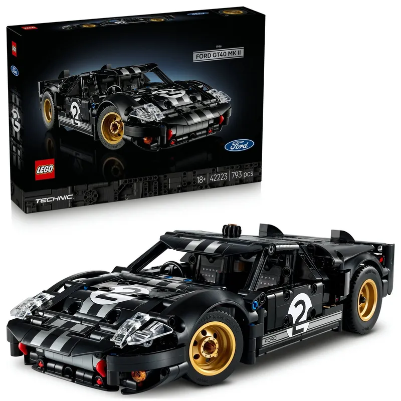LEGO Technic 1966 Ford G T40 MKII Race Car 42223