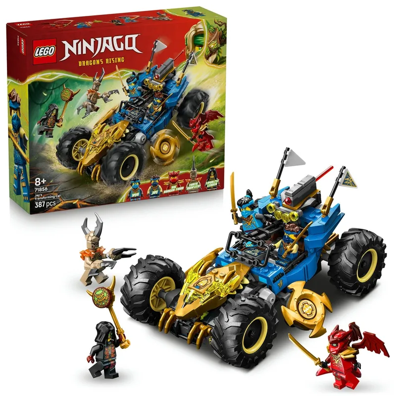 LEGO Ninjago Dragons Rising Jay's Transforming Car 71856
