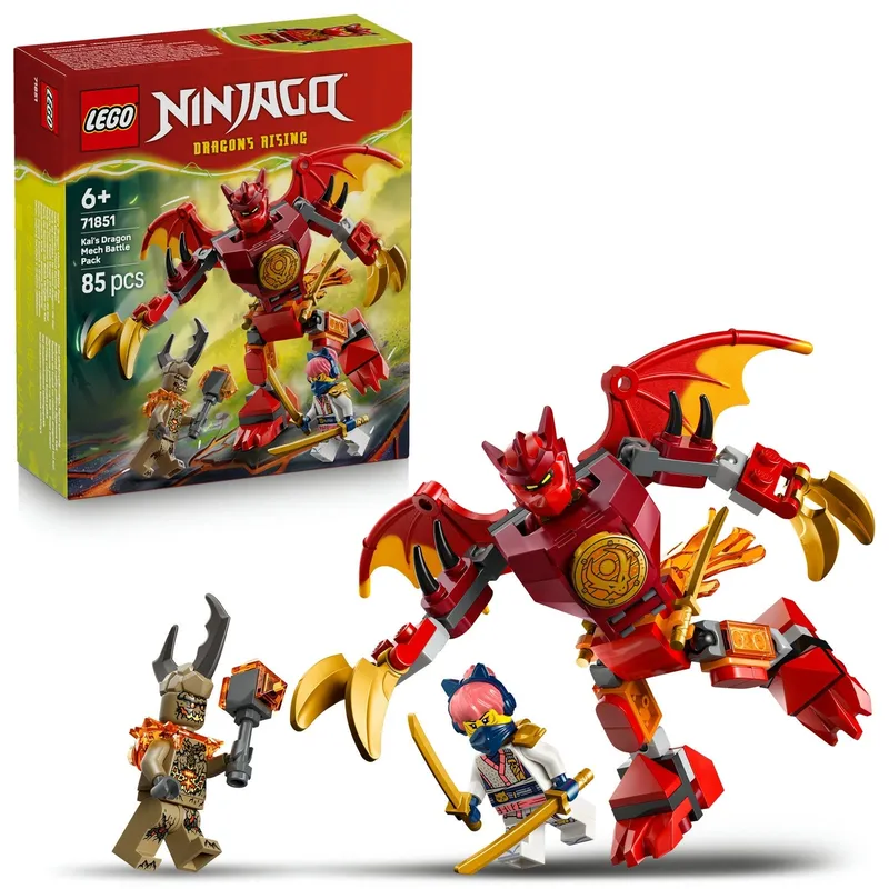 LEGO Ninjago Dragons Rising Kai's Dragon Mech Battle Pack 71851