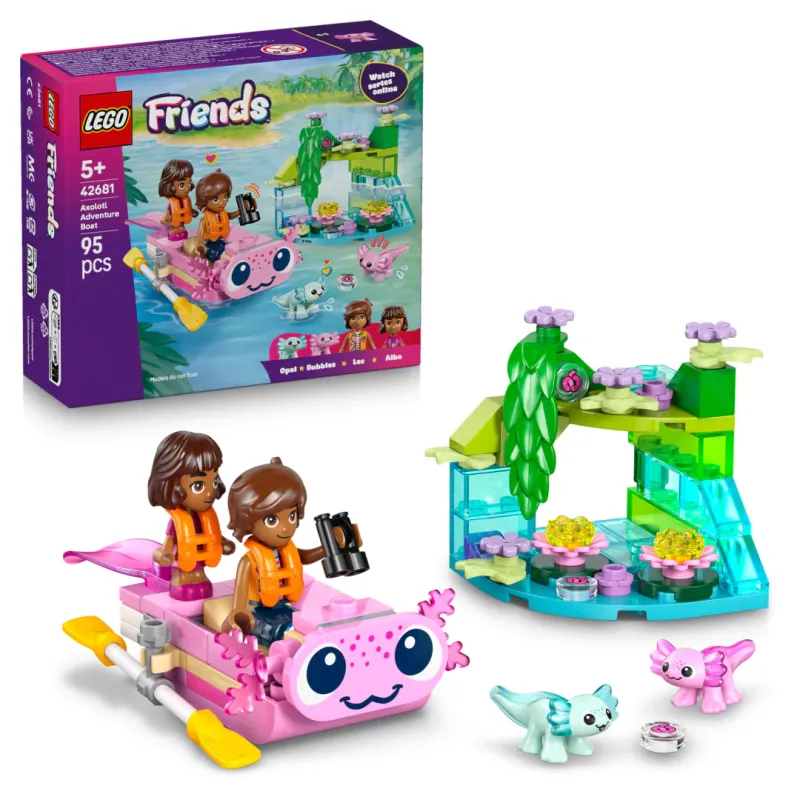 LEGO Friends Axolotl Adventure Boat 42681