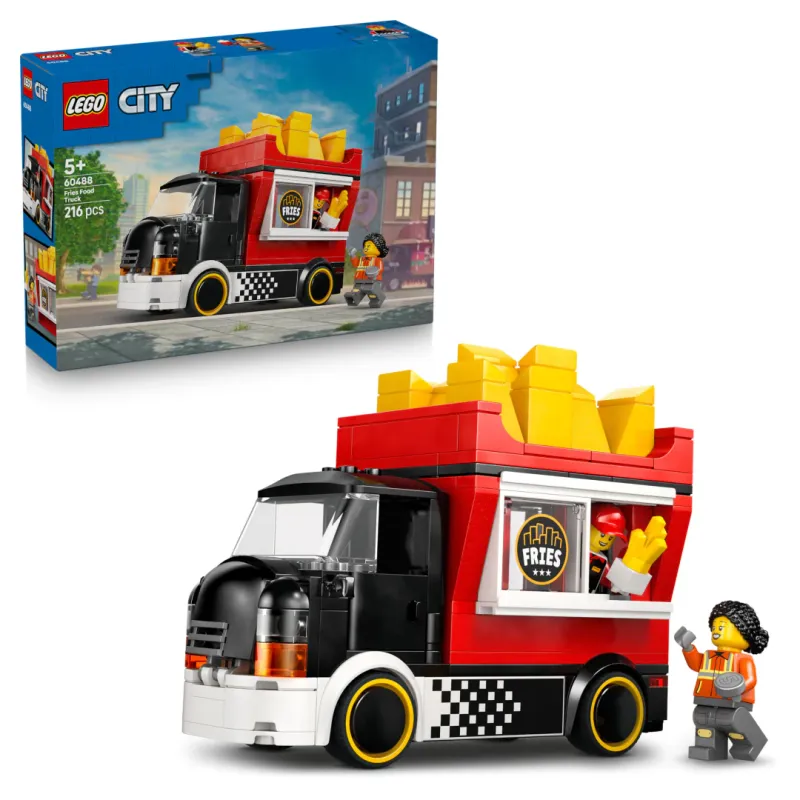 LEGO City Fries Food Truck Toy Building Set 60488