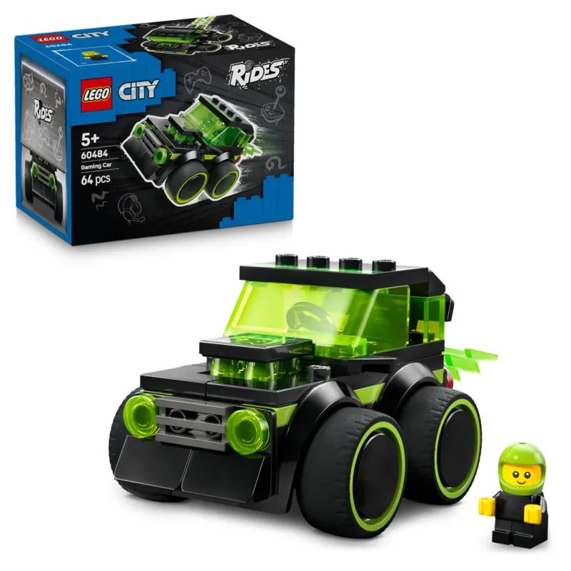 LEGO City Rides Gaming Race Car Toy for Kids 60484