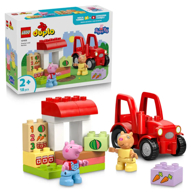 LEGO Duplo Peppa Pig Tractor and Market 10468